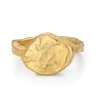 Tomfoolery Gold Mehnir Signet Ring Fashion