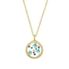 Tomfoolery Gold Mini Floral Necklace in Wisdom Online