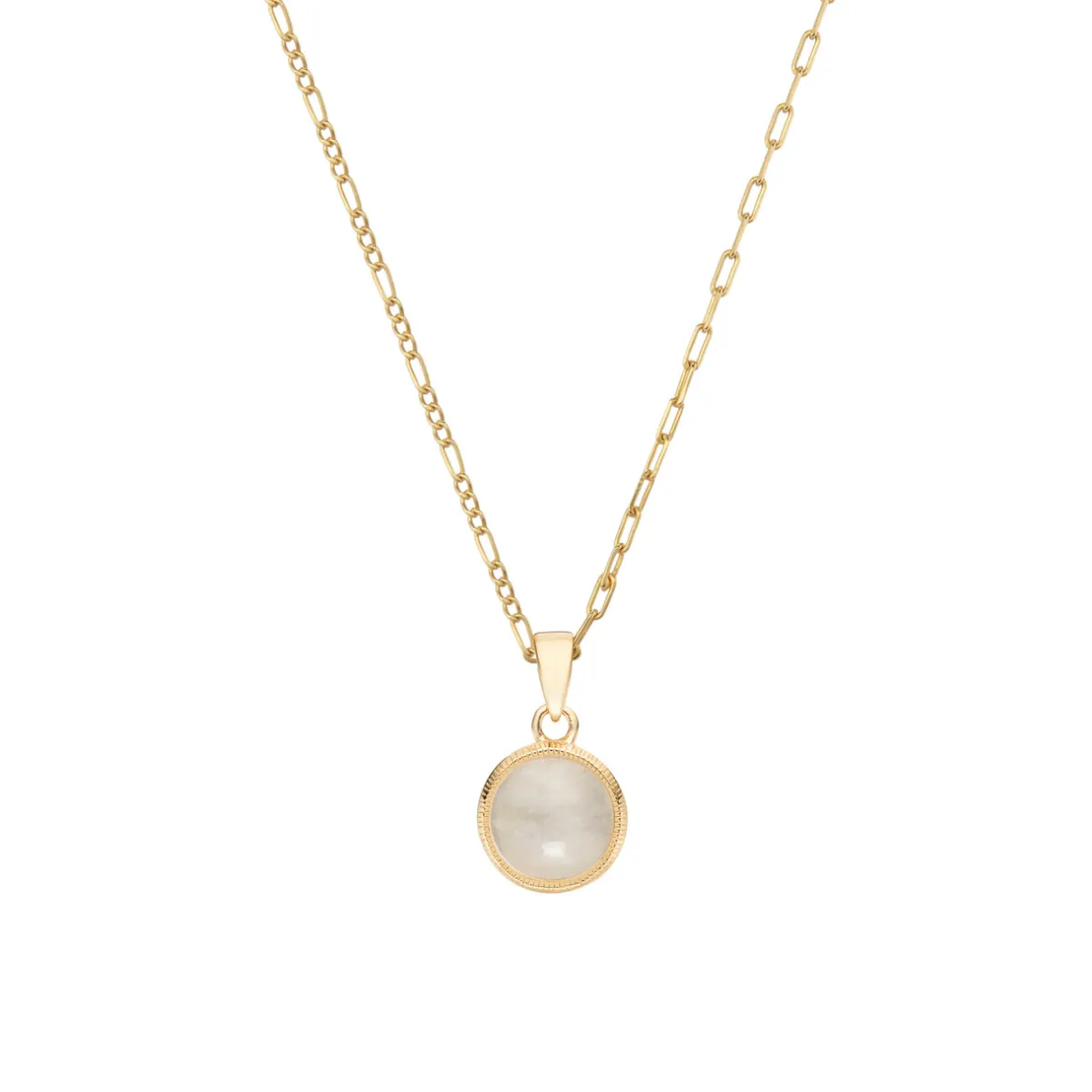 Tomfoolery Gold Moonstone Pendant Hot