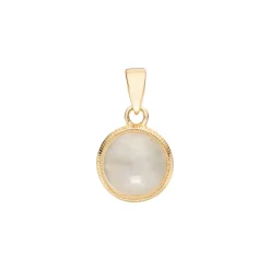 Tomfoolery Gold Moonstone Pendant Hot