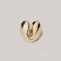 Tomfoolery Gold Open Heart Ring Sale