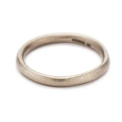 Tomfoolery Gold Oval Section 2.5mm Wedding Band Discount