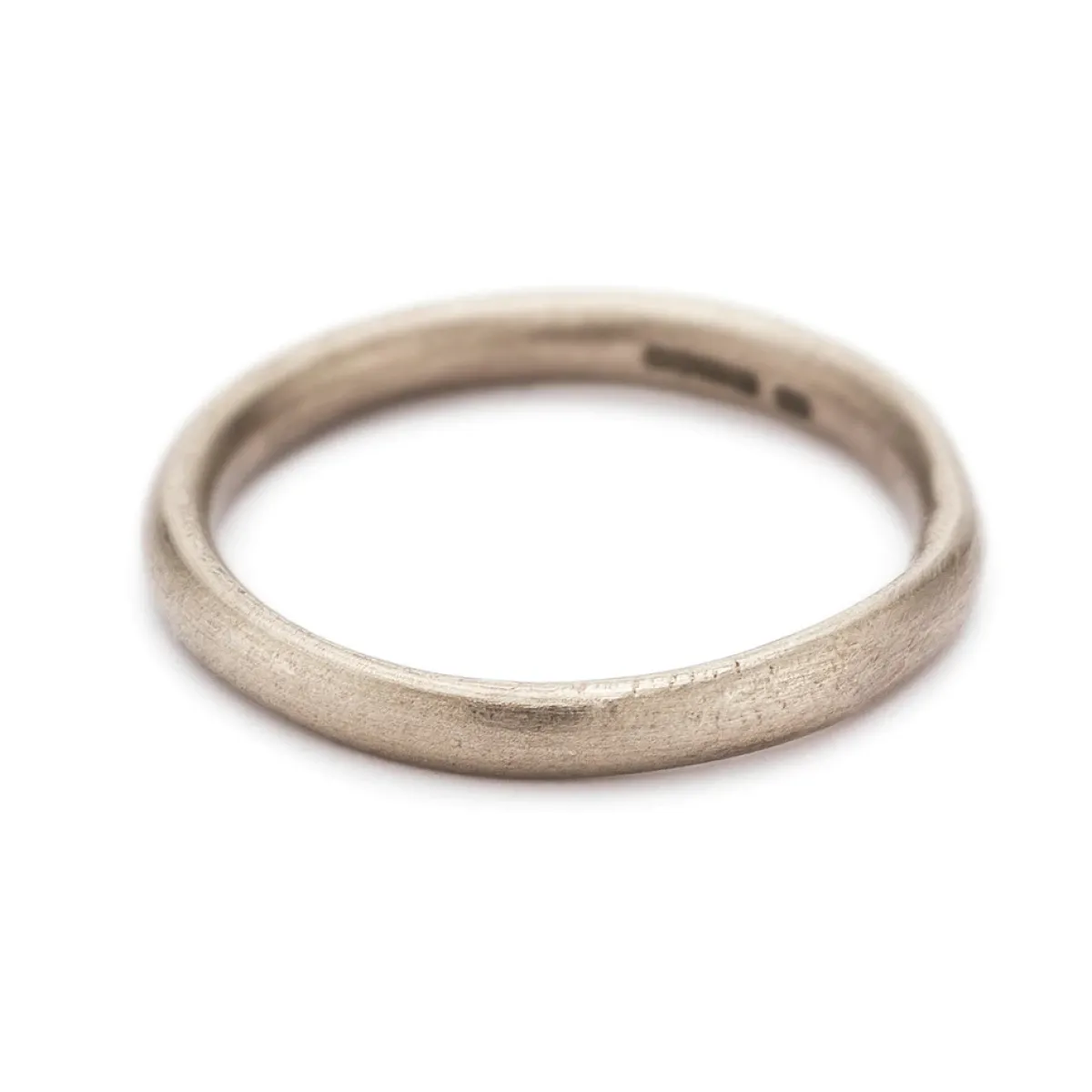 Tomfoolery Gold Oval Section 2.5mm Wedding Band Discount