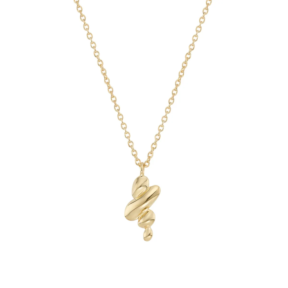 Tomfoolery Gold Pebble Balance Pendant Discount