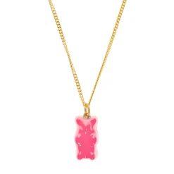 Tomfoolery Gold Plated Mini Gummy Bear Pendant Sale