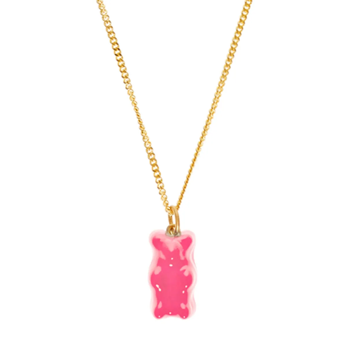 Tomfoolery Gold Plated Mini Gummy Bear Pendant Sale