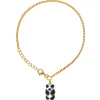 Tomfoolery Gold Plated Mini Panda Gummy Bear Bracelet Clearance