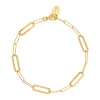 Tomfoolery Gold Rectangle Link Bracelet Online