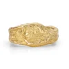 Tomfoolery Gold Rock Signet Ring Hot