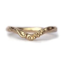 Tomfoolery Gold Rockpool Stacking Ring Outlet