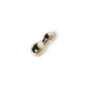 Tomfoolery Gold Sculptural Chamelle Stud Outlet