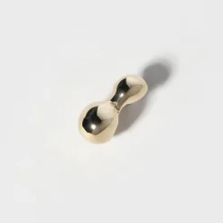 Tomfoolery Gold Sculptural Chamelle Stud Outlet
