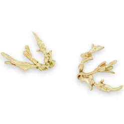 Tomfoolery Gold Sculptural Porphyra Earrings Outlet