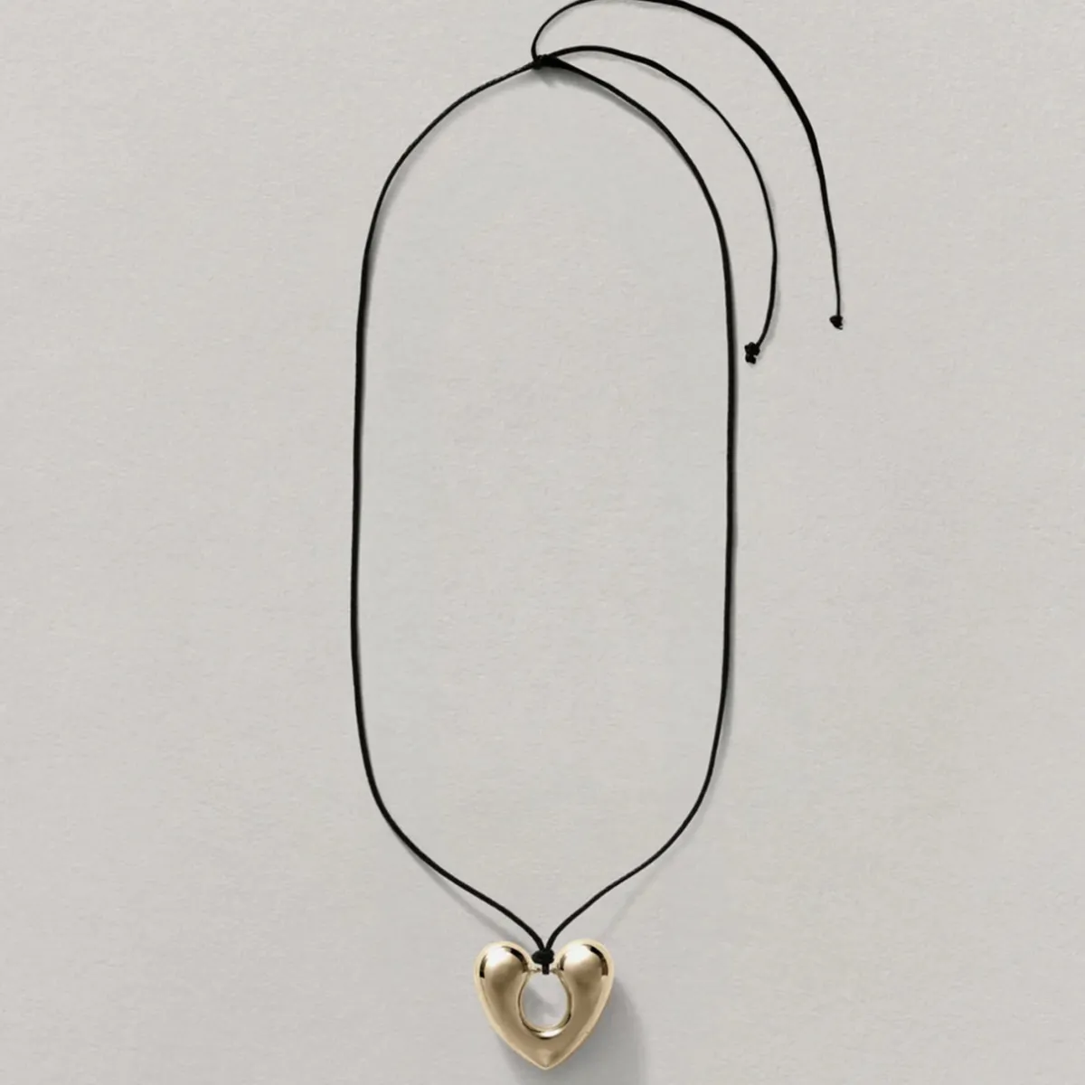 Tomfoolery Gold Small Open Heart Necklace Sale