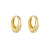 Tomfoolery Gold Tapered Hoops Best