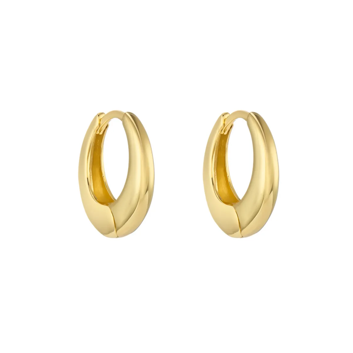 Tomfoolery Gold Tapered Hoops Best