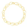 Tomfoolery Gold Tenderly Double Oval Chain Link Necklace Online