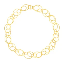 Tomfoolery Gold Tenderly Double Oval Chain Link Necklace Online