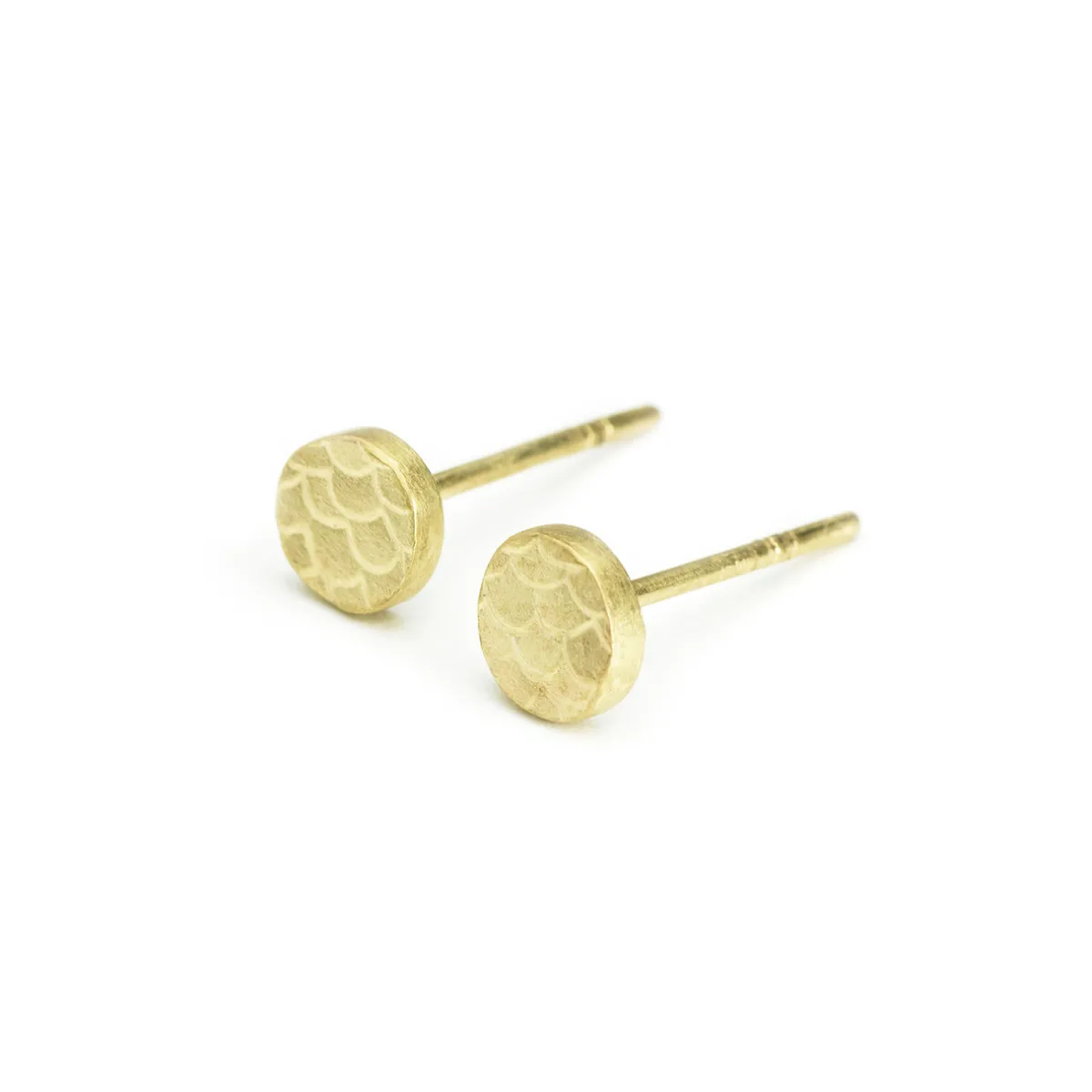 Tomfoolery Gold Tiny Catkin Studs Clearance