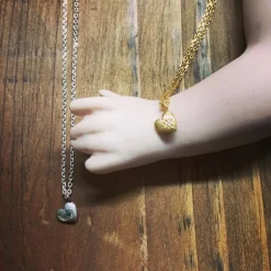 Tomfoolery Gold Tiny Heart Pendant with Diamond Online
