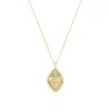 Tomfoolery Gold Xochipilli Love Goddess Heart Necklace Discount