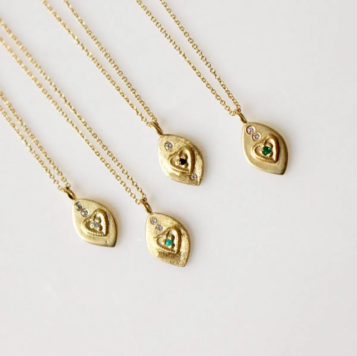 Tomfoolery Gold Xochipilli Love Goddess Heart Necklace Discount
