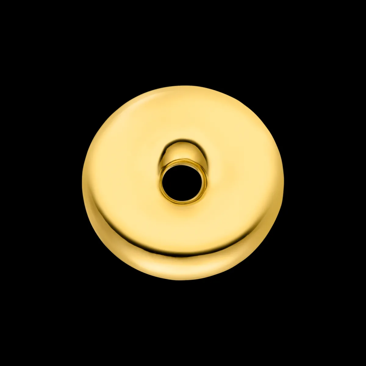 Tomfoolery Gold-Plated Silver Donut Pin Hot