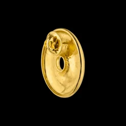 Tomfoolery Gold-Plated Silver Donut Pin Hot