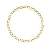 Tomfoolery Gold-Plated Silver Heavy Seed Link Necklace Clearance