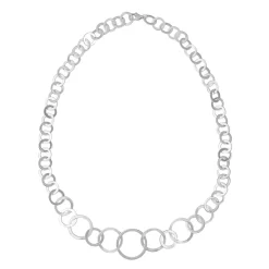 Tomfoolery Gradual Circle Chain Necklace Fashion