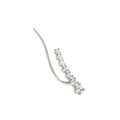 Tomfoolery Graduated Diamond Ear Climber Online