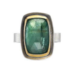 Tomfoolery Green Kyanite Statement Ring Fashion