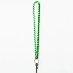 Tomfoolery Green Perlen Wooden Beaded iPhone & Keychain Clearance