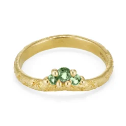 Tomfoolery Green Sapphire Crest Band Sale