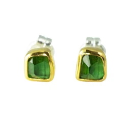 Tomfoolery Green Tourmaline Stud Earrings Discount