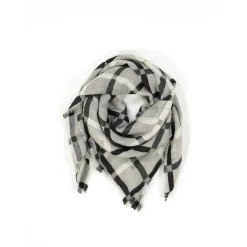 Tomfoolery Grey, Black and White Scarf Best