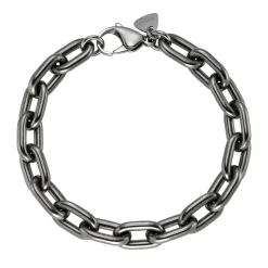 Tomfoolery Grey Titanium Anchor Chain Bracelet Discount