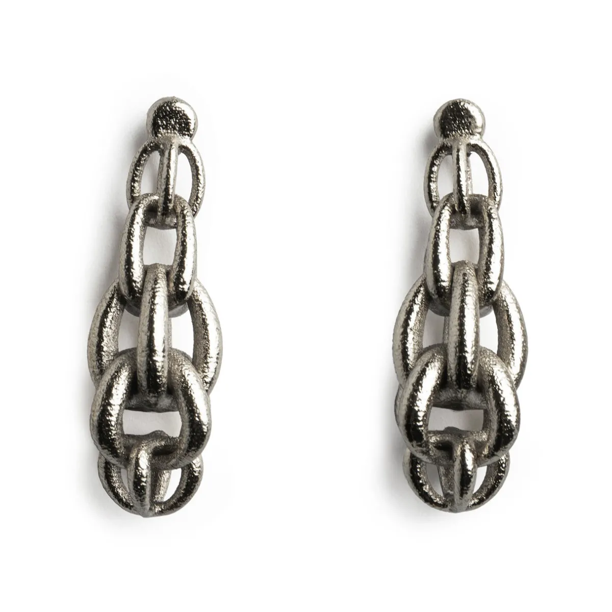 Tomfoolery Gunmetal Metallic Magna 1 Earrings Fashion
