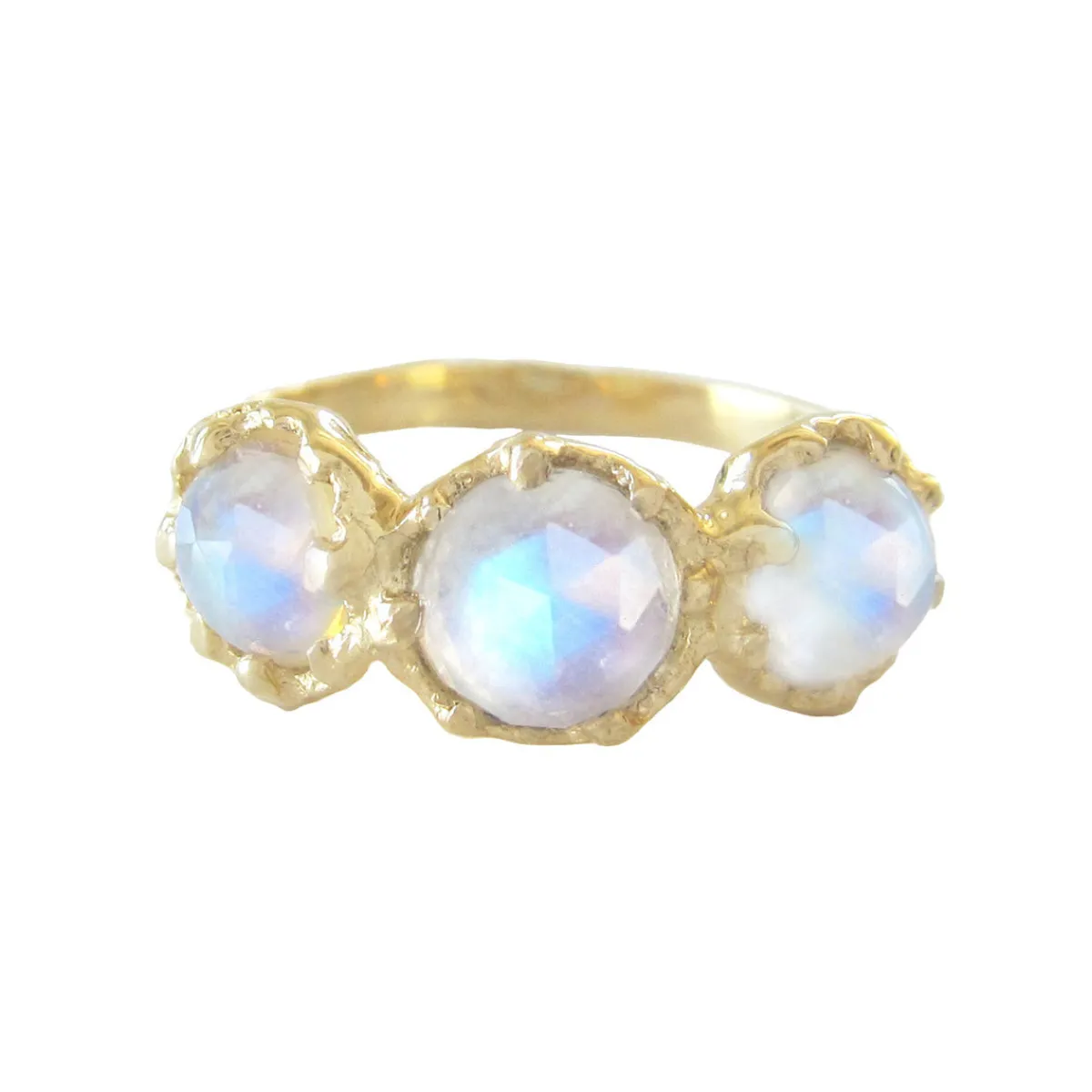 Tomfoolery Haku Lei Moonstone Ring Outlet