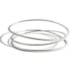 Tomfoolery Halo Silver Bangle Discount