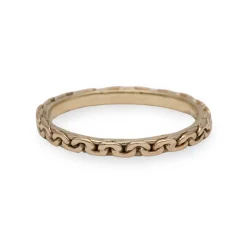 Tomfoolery Hammered Chain Band Discount