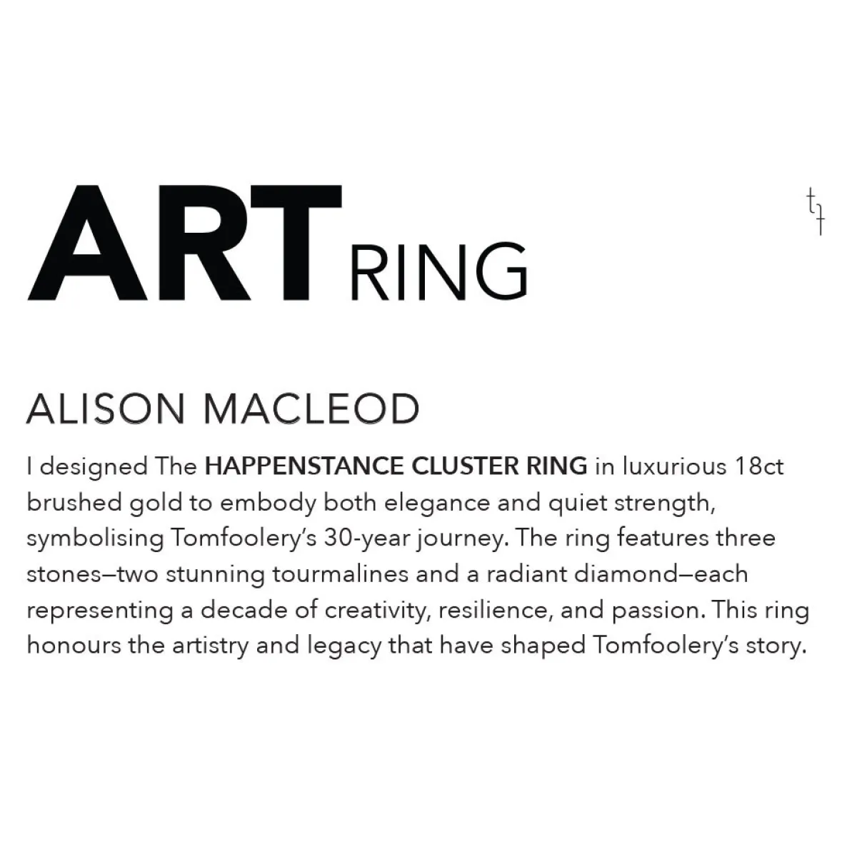 Tomfoolery Happenstance Cluster Art Ring Clearance