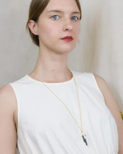 Tomfoolery Harpe Necklace in Rust New