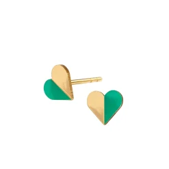 Tomfoolery Heart Stud Earrings Outlet