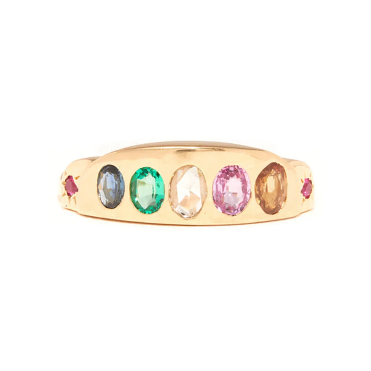 Tomfoolery Heavenly Hues Gemstone Ring Fashion