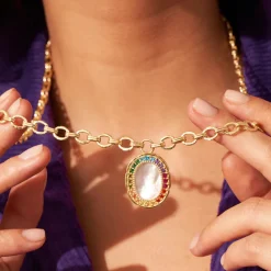 Tomfoolery Hera Mother of Pearl Necklace Sale