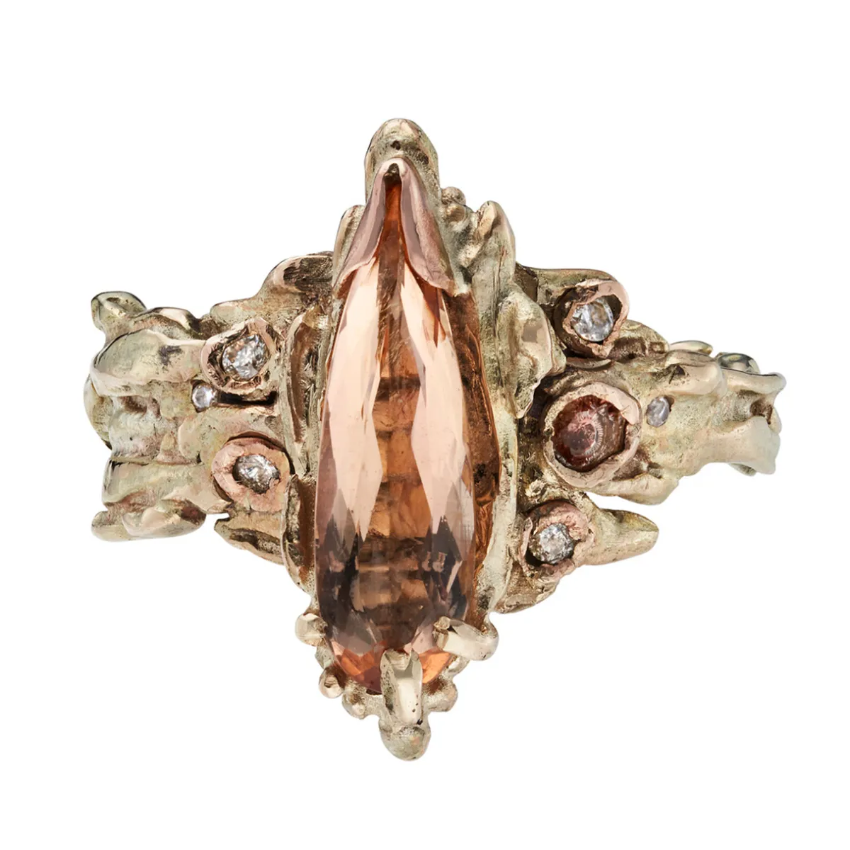 Tomfoolery Imperial Topaz Speleo Art Ring Sale