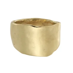 Tomfoolery Ines Wide Gold Ring New