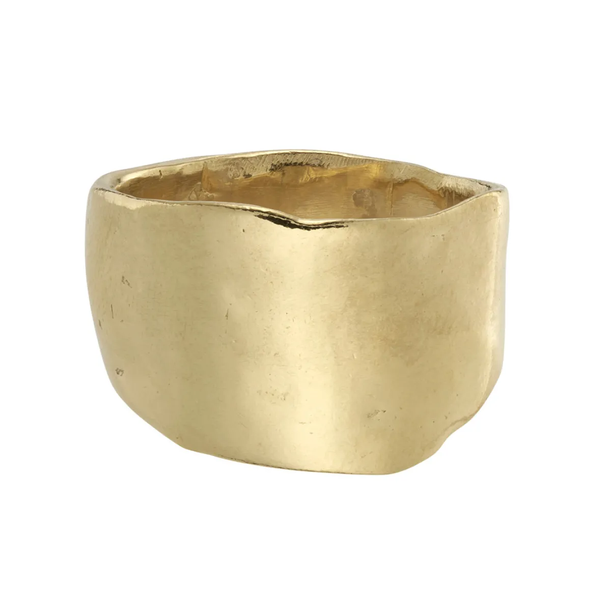 Tomfoolery Ines Wide Gold Ring New