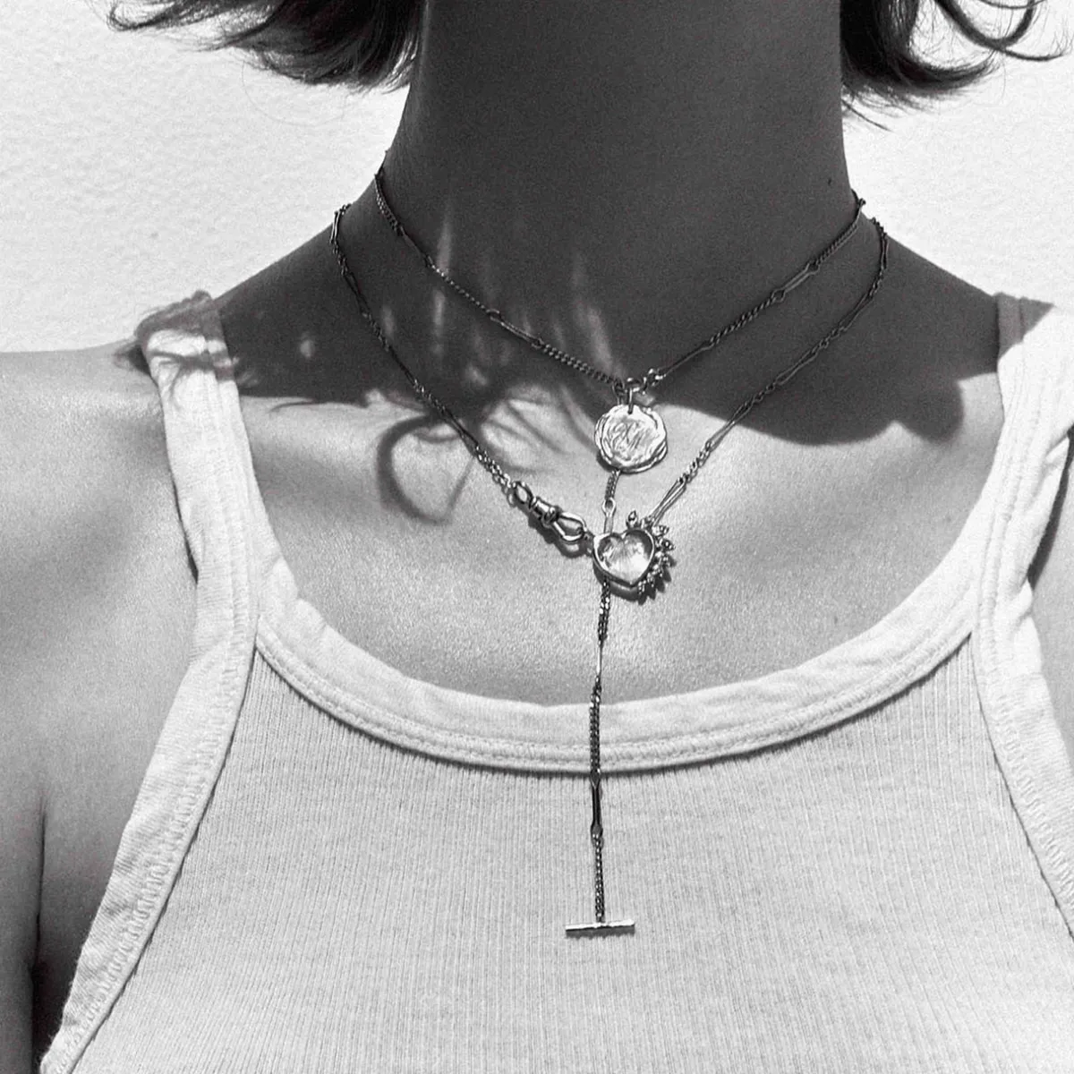 Tomfoolery Initiale N°4 Gold Engraved Pendant Clearance
